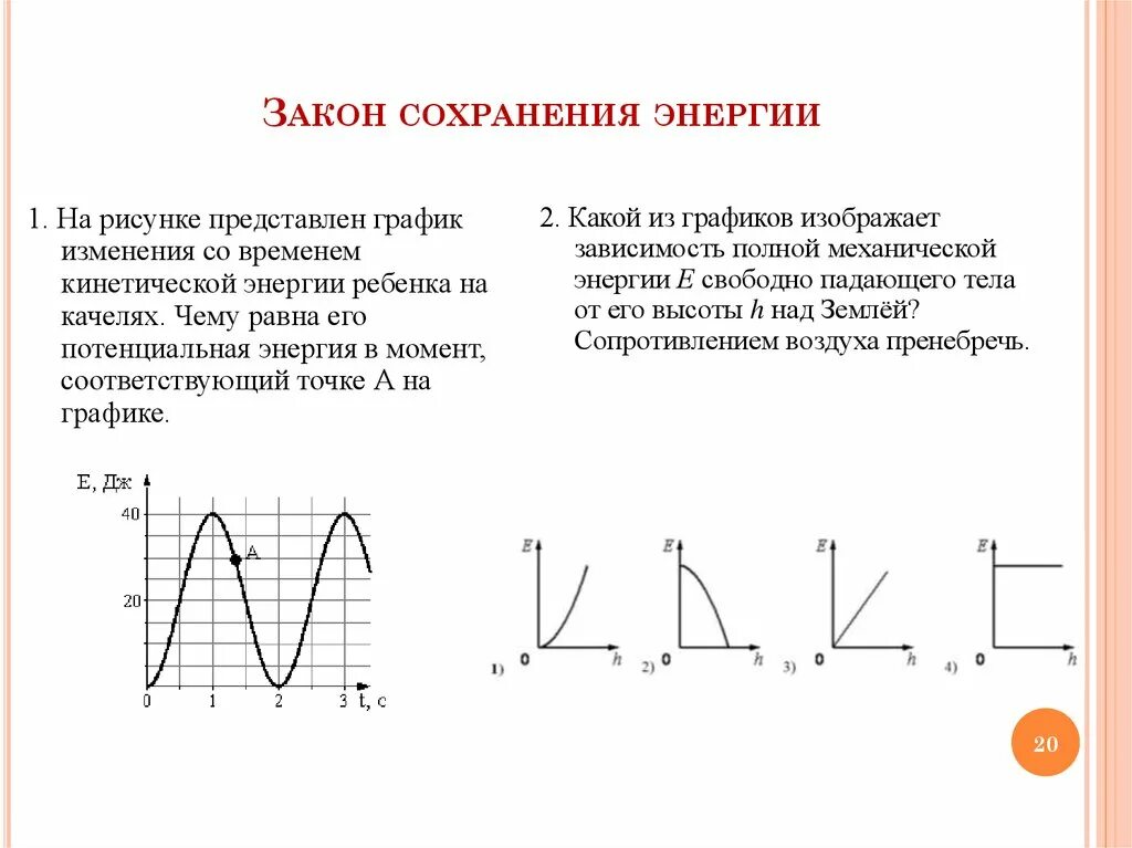 Зависимость энергии от высоты. График зависимости кинетической энергии от времени. Потенциальная энергия на графике. График изменения кинетической энергии. График зависимости потенциальной энергии от времени.