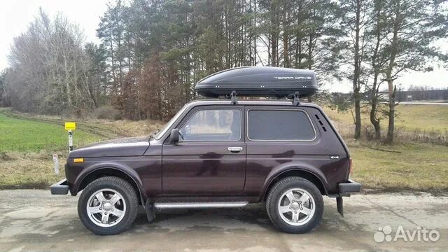 Бокс на крышу - Lada 4x4 3D, 1,7 л, 2017 года аксессуары DRIVE2