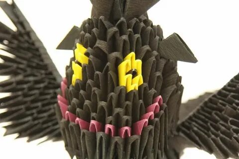 Дракончик из модулей оригами