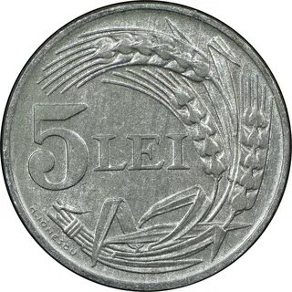 Монета 5 лей