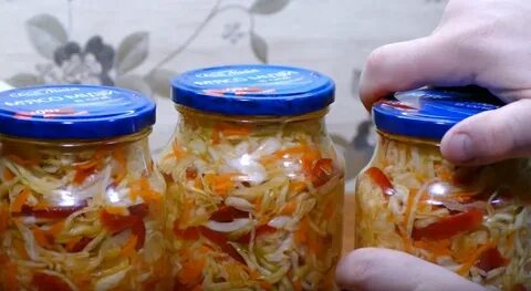 Маринованная капуста без перца