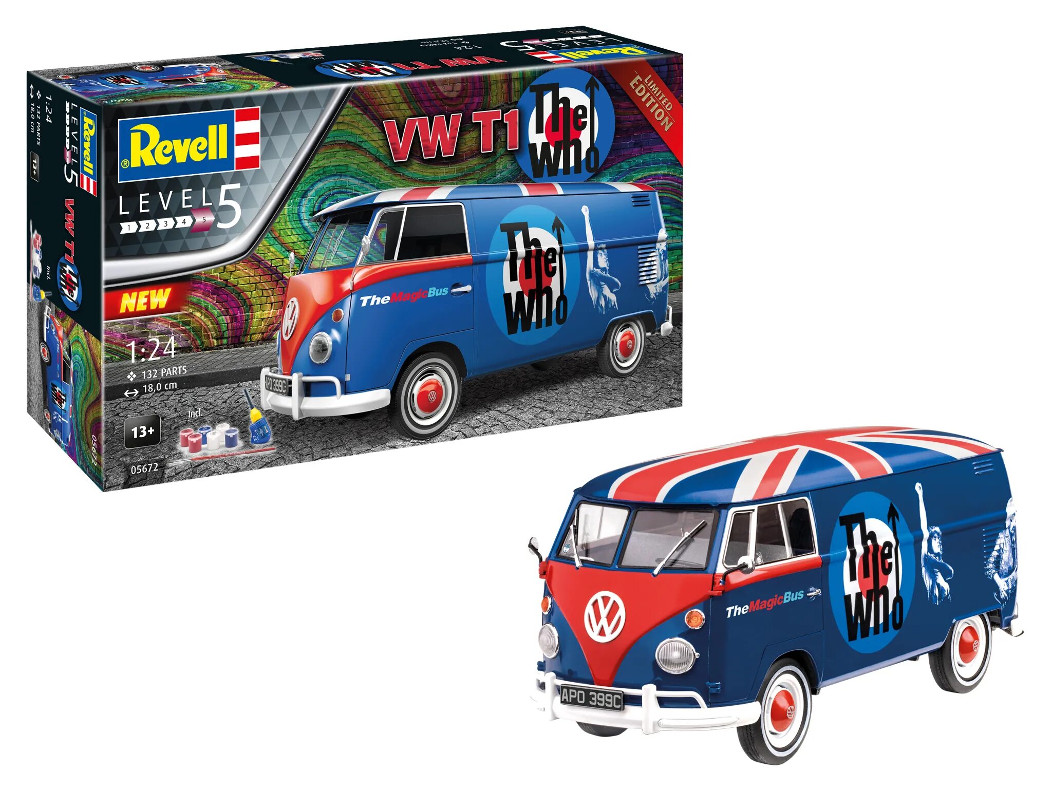 Набор volkswagen. VW Camper 1/24 Revell. Сборная 4d модель "автомобиль". Розовый фургон Фольксваген Ривер Тойс. Revell Junior Kit auto 00860 автомобиля 3 зигзаг cars.