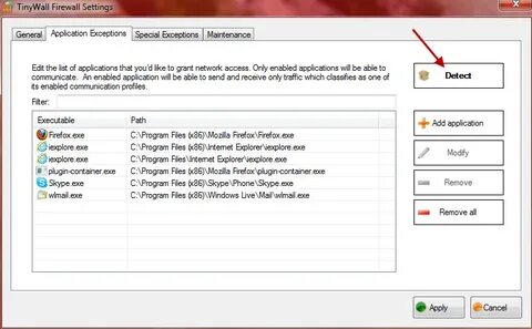 App exception