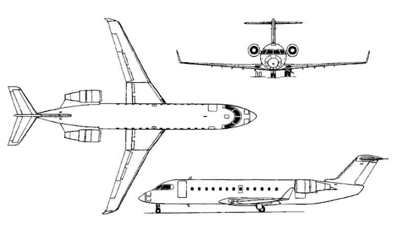 Бомбардье 200 схема салона SCAT Bombadier CRJ-200 Juergen's paint hangar