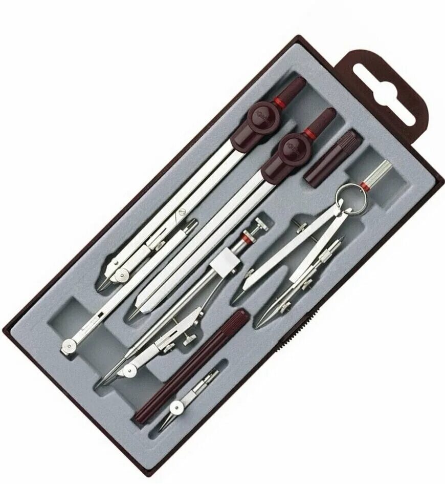 готовальня для черчения циркуль, измеритель, транспортир. готовальня rotring centro s0233410. Erichkrause набор для черчения college 5 предметов. готовальня koh-i-noor 6903. Rotondo набор чертежный 5 предметов (82205).