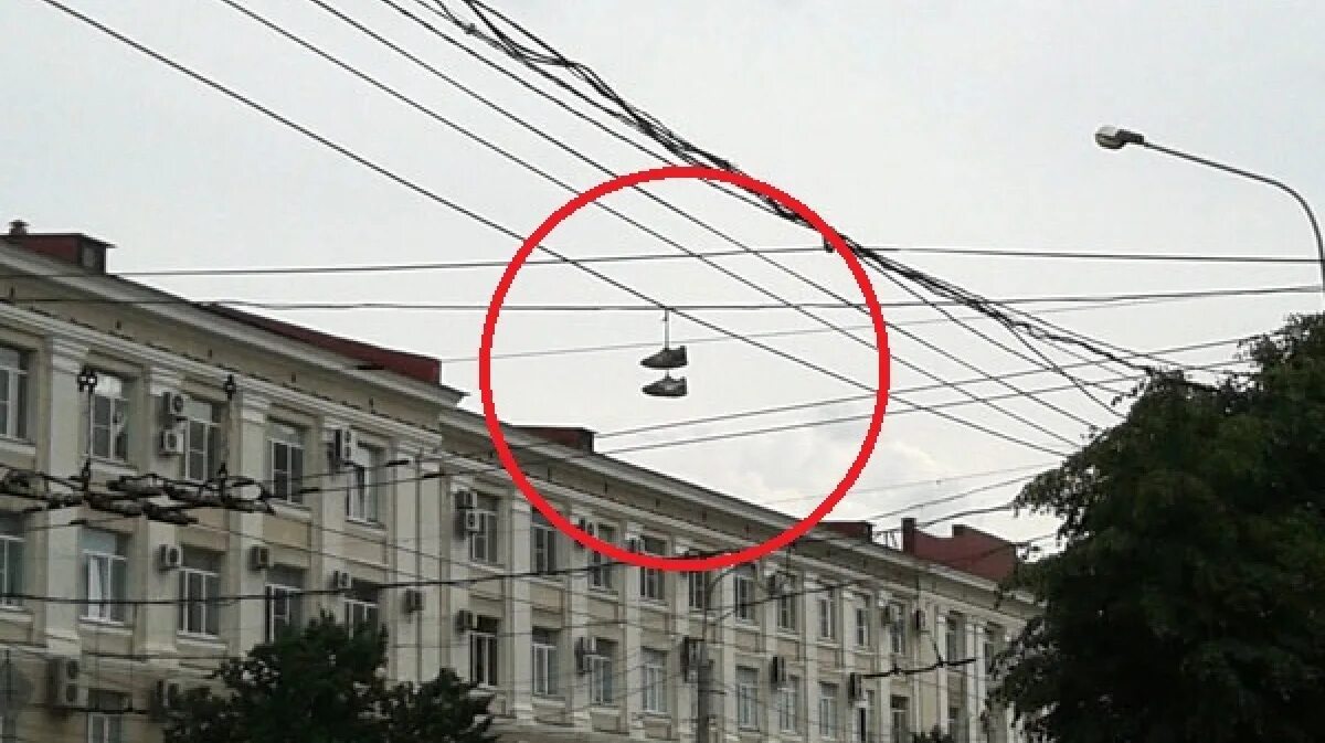 Что значат обувь на проводах. На проводах. Кроссовки на проводах. Кроссовки висят на проводах.