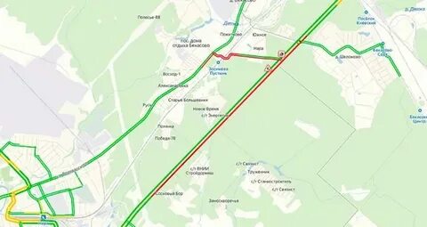 Пробки киевское шоссе в сторону москвы сейчас