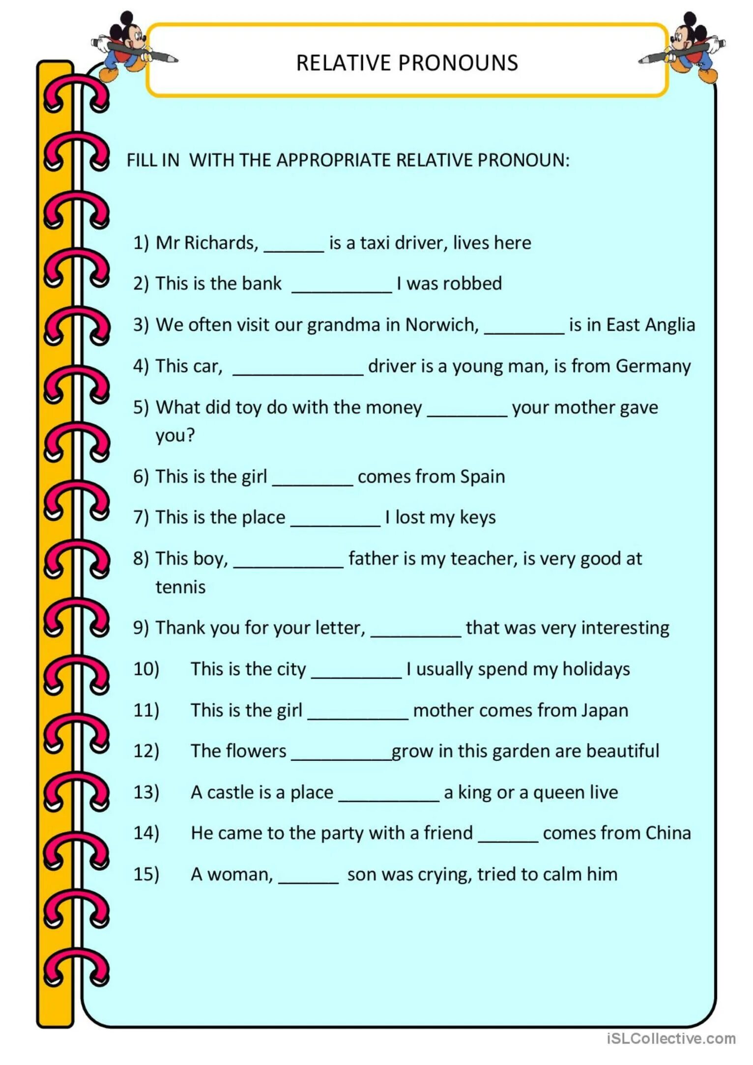 Use to be in appropriate from