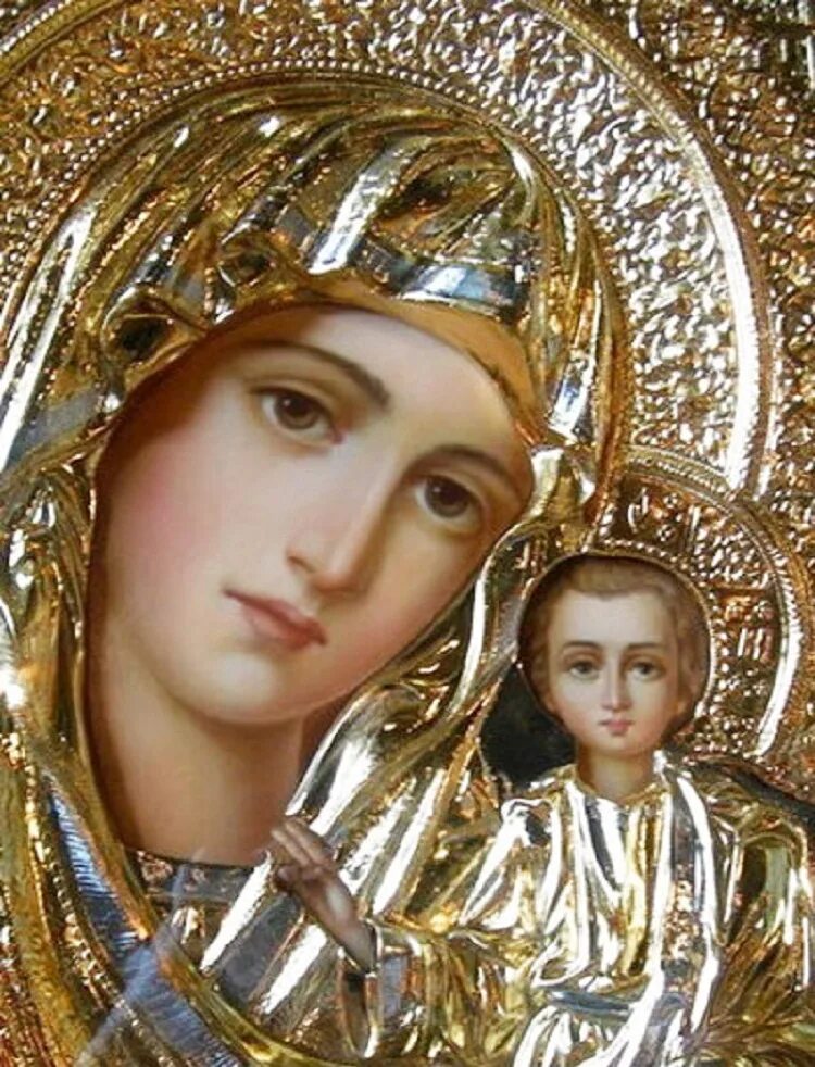 Икона Казанской Божьей матери. Красивые иконы божией матери