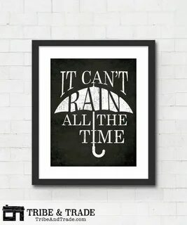 I can t the rain