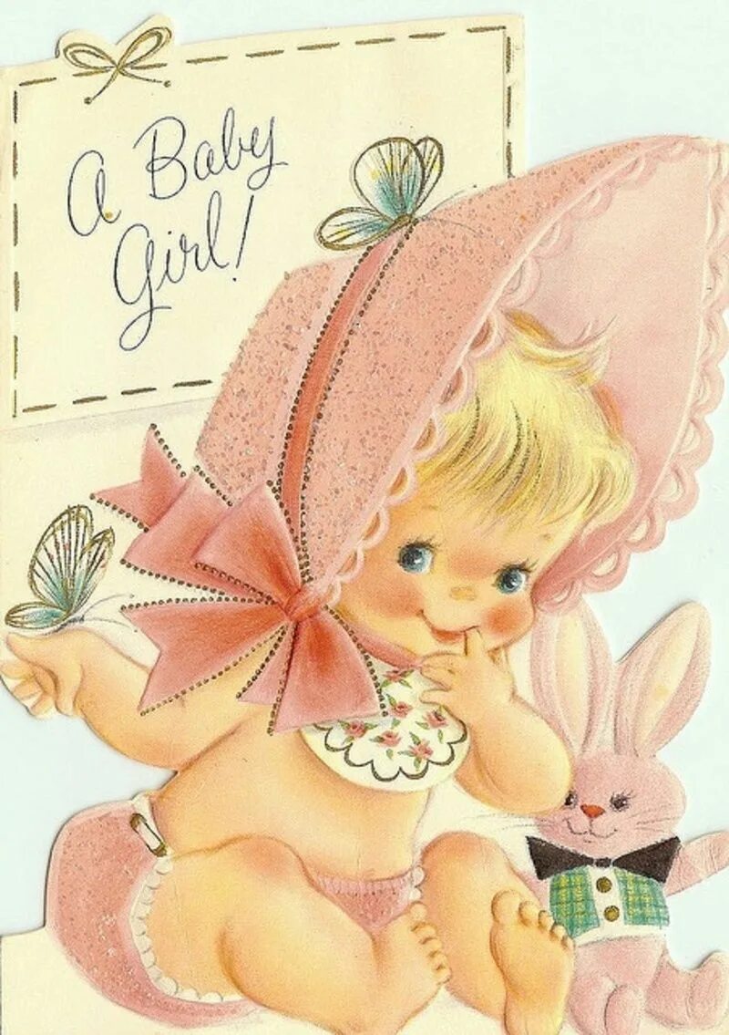Открытка с рождением девочки. Старинная открытка с новорожденной. Детская открытка. Маленькие открыточки. Открытка 1 месяц внучке