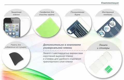 Виды пленок на телефон