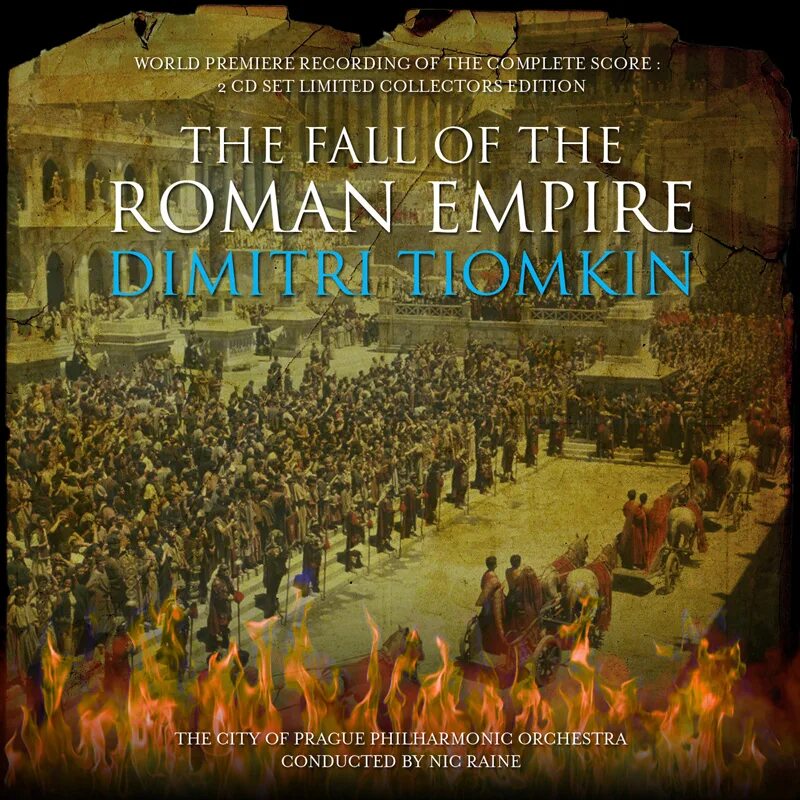 Fall soundtrack. The Fall of the Roman Empire. The City of Prague Philharmonic Orchestra. The Fall of the Roman Empire 1964. The Fall of the Roman Empire 1964 Cover.