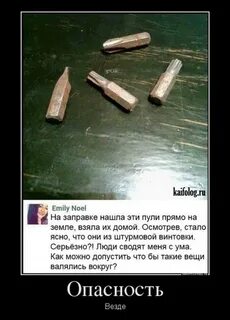 Нашел пулю я одну