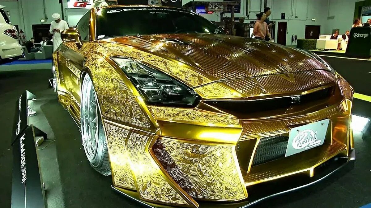 Gold car