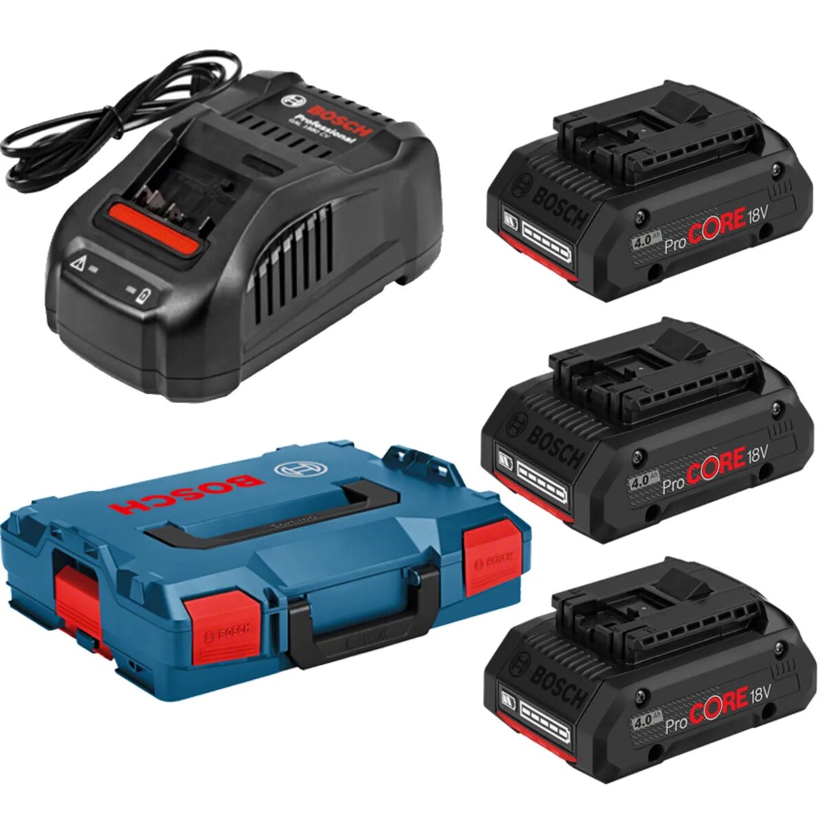 Аккумулятор bosch 18v зарядное устройство. Bosch procore18v 4.0ah. pro core 18v bosch. набор аккумуляторного инструмента bosch 18v. зарядное bosch 18v.