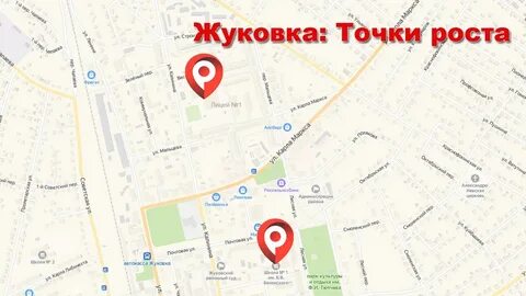 Карта жуковка брянская