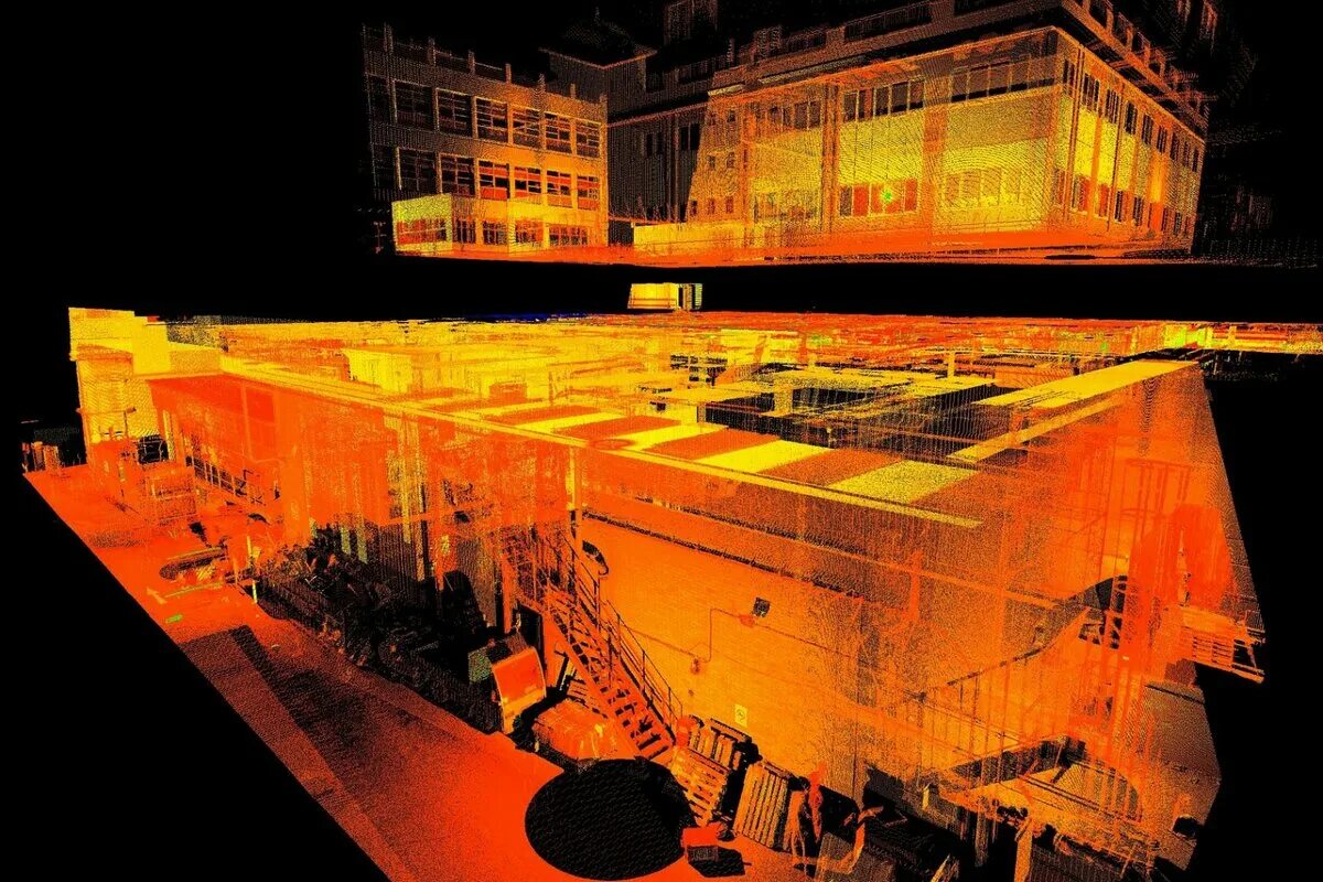 3д сканирование зданий. Лазерное 3d сканирование зданий. наземное лазерное сканирование. облако точек лазерного сканирования. облако точек здания.