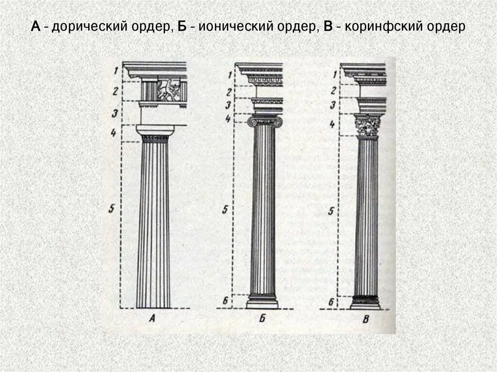 Большой ордер. Дорический ионический и Коринфский ордера. Дорический ордер ионический ордер Коринфский. Архитектурный ордер дорический ионический Коринфский. Древняя Греция дорический ионический и Коринфский ордеры.