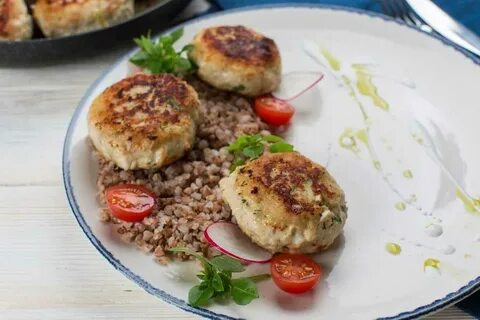 Котлеты из гречки с луком