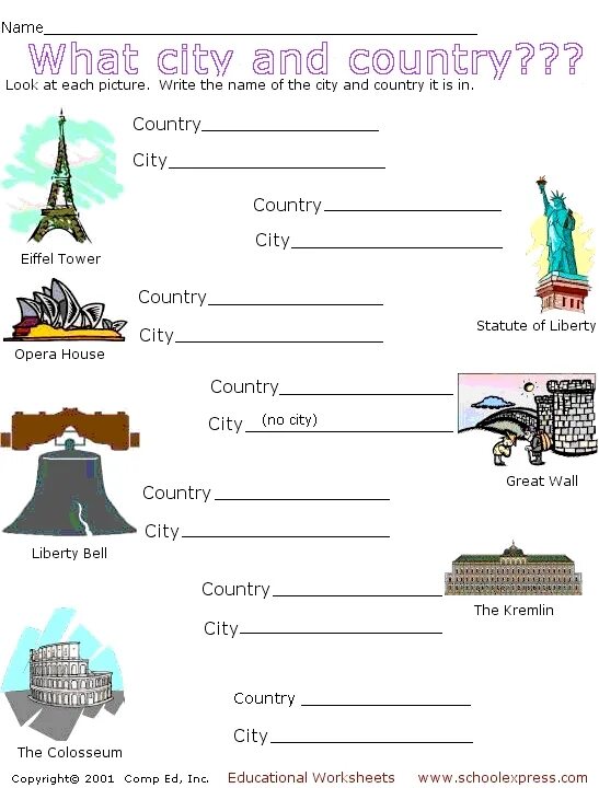 Name 5 countries. Город Worksheets. Страны на английском Worksheet. Country-City урока. Страны на английском Worksheet for Kids.
