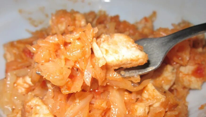 капуста с мясом.