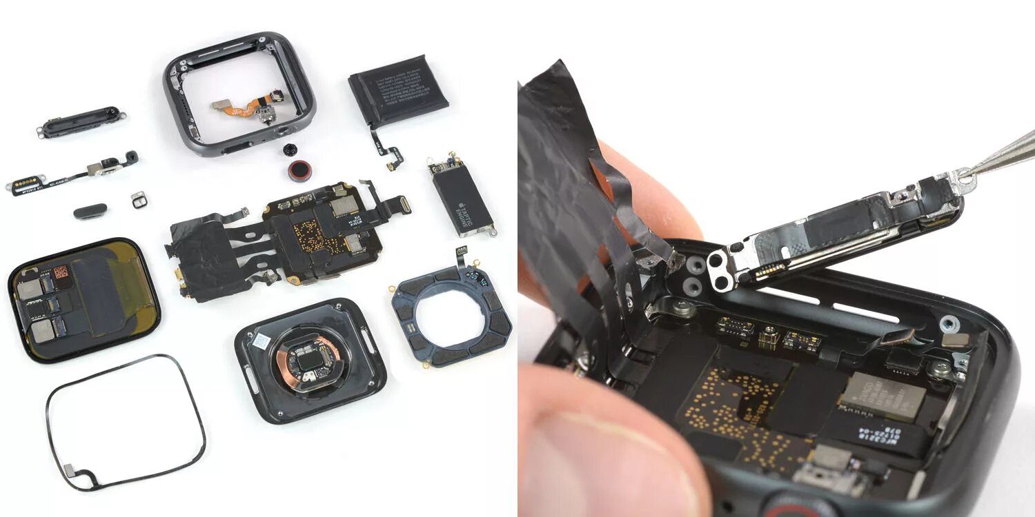 Teardown 4. Apple watch teardown. apple watch 7 динамик. ifixit apple. материнская плата apple watch 1.