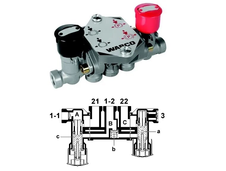 Кран управления воздухом. Кран растормаживания полуприцепа WABCO. Кран управления тормозами полуприцепа WABCO. Клапан растормаживания полуприцепа WABCO. Кран управления тормозами полуприцепа Шмитц.