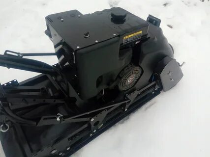 Легкий газ на мотобуксировщике как сделать