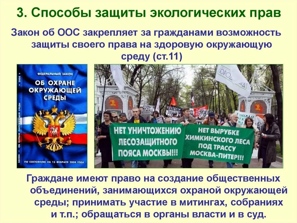 Федеральный закон о защите прав человека. Полномочия и обязанности граждан в области охраны окружающей среды. Способы защиты экологических прав. Способы защиты экологических прав граждан.