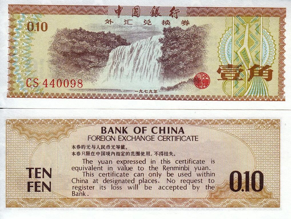 Банкноты Китая. Азиатские банкноты. Китай 10 фен. Водяные знаки банкнот Китай.