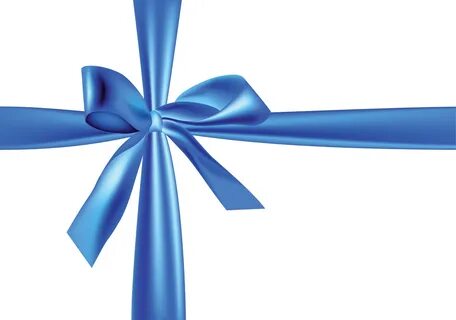 Blue Ribbon with Bow PNG Clip Art - Best WEB Clipart