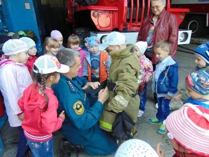 Экскурсия на пожарную станцию для детей