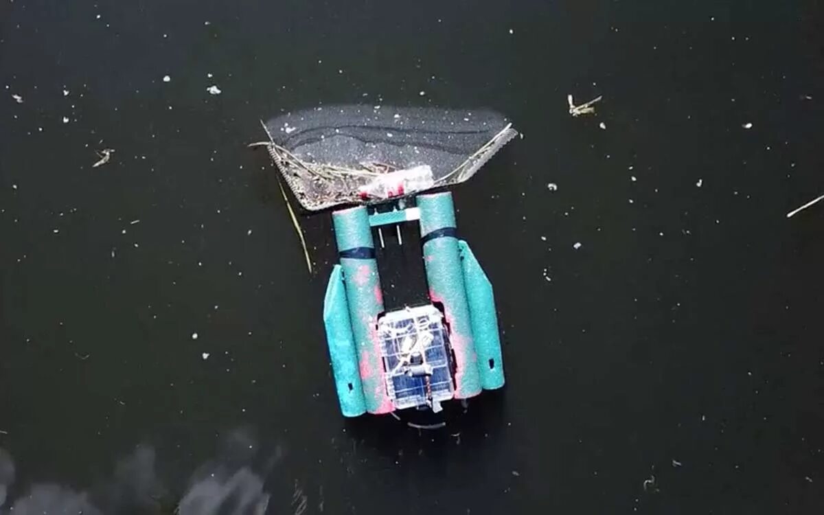 Робот мусорка. Плавающие роботы.