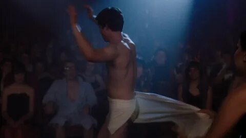 Logan Lerman shirtless in The Perks Of Being A Wallflower.