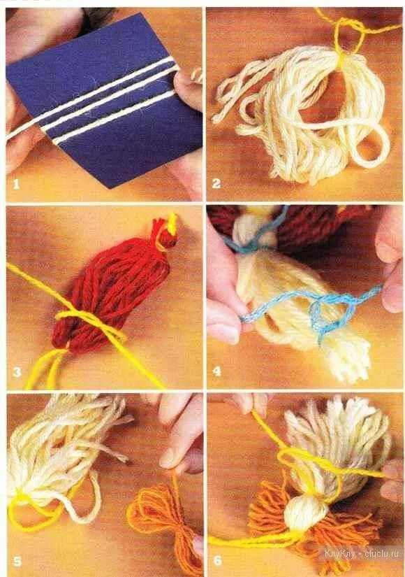 Поделки из ниток. Поделки из ниток своими руками. Поделки из ниток для вязания. Поделки из вязальных ниток.