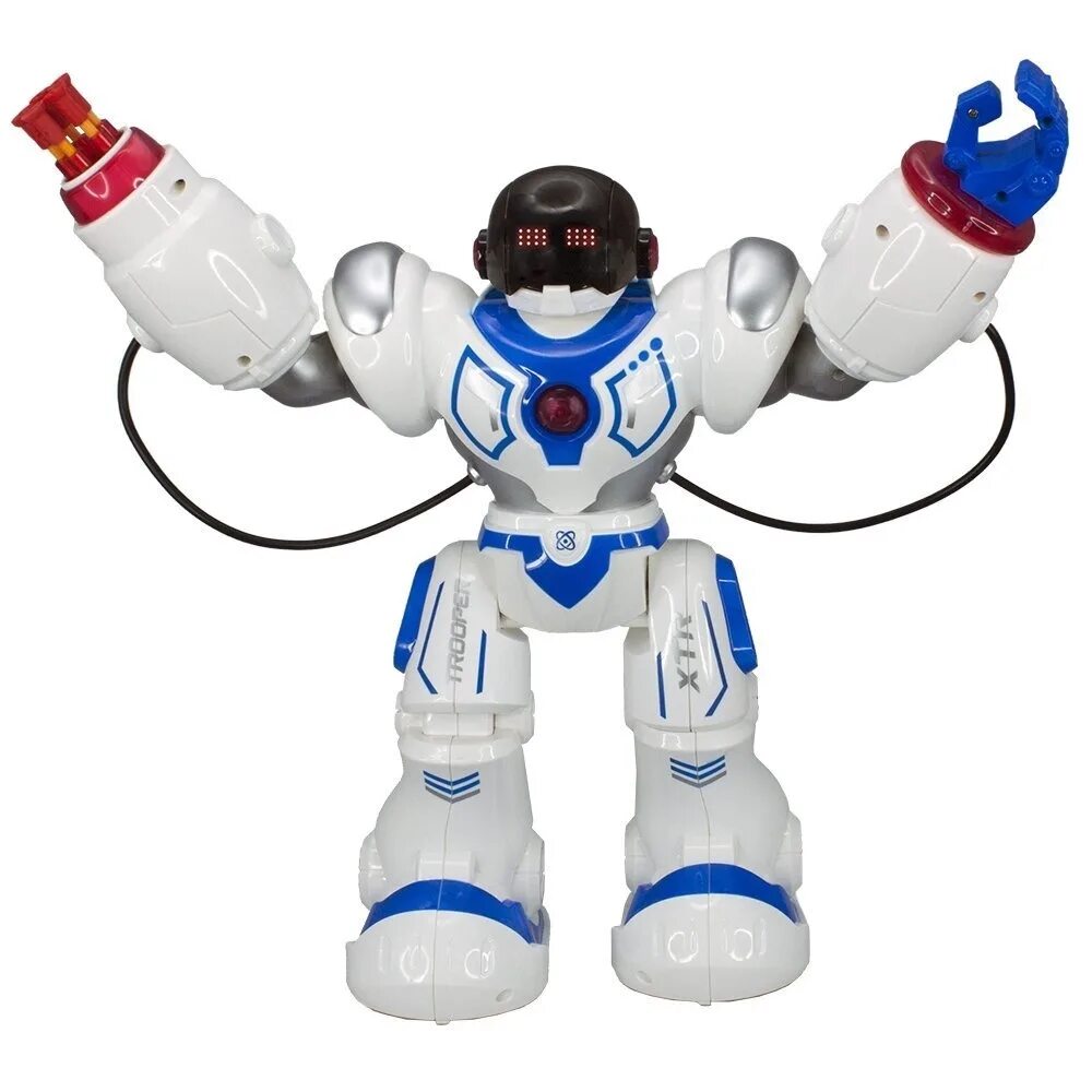 Какие роботы игрушки. Интерактивная игрушка робот Longshore Xtrem bots Штурмовик xt30039. Робот радиоуправляемый Xtrem bots. Интерактивная игрушка робот Xtrem bots Штурмовик xt30039 белый/синий/красный. Робот напарник Xtreme bots.
