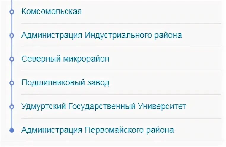 Расписание автобусов 308