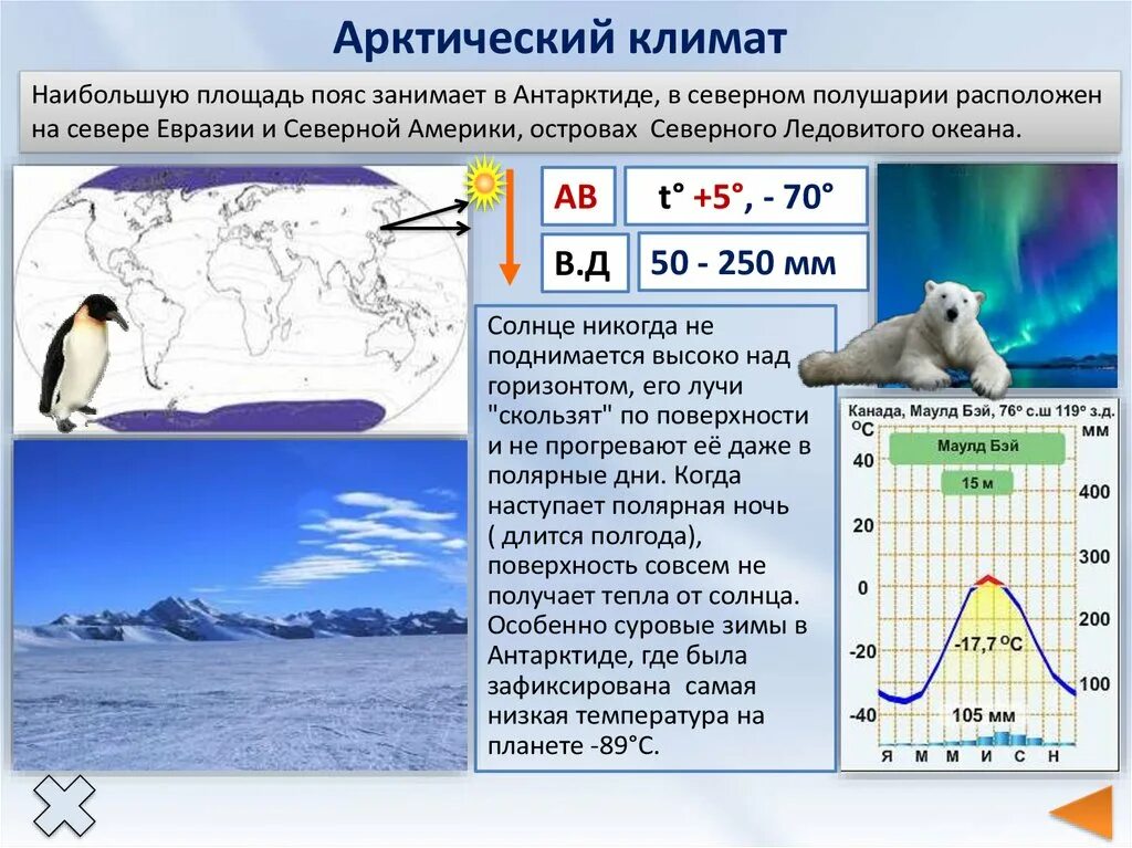 Самая низкая температура воздуха в антарктиде. Арктический климат. Арктический климат характеристика. Описание арктического климата. Арктический пояс климат.