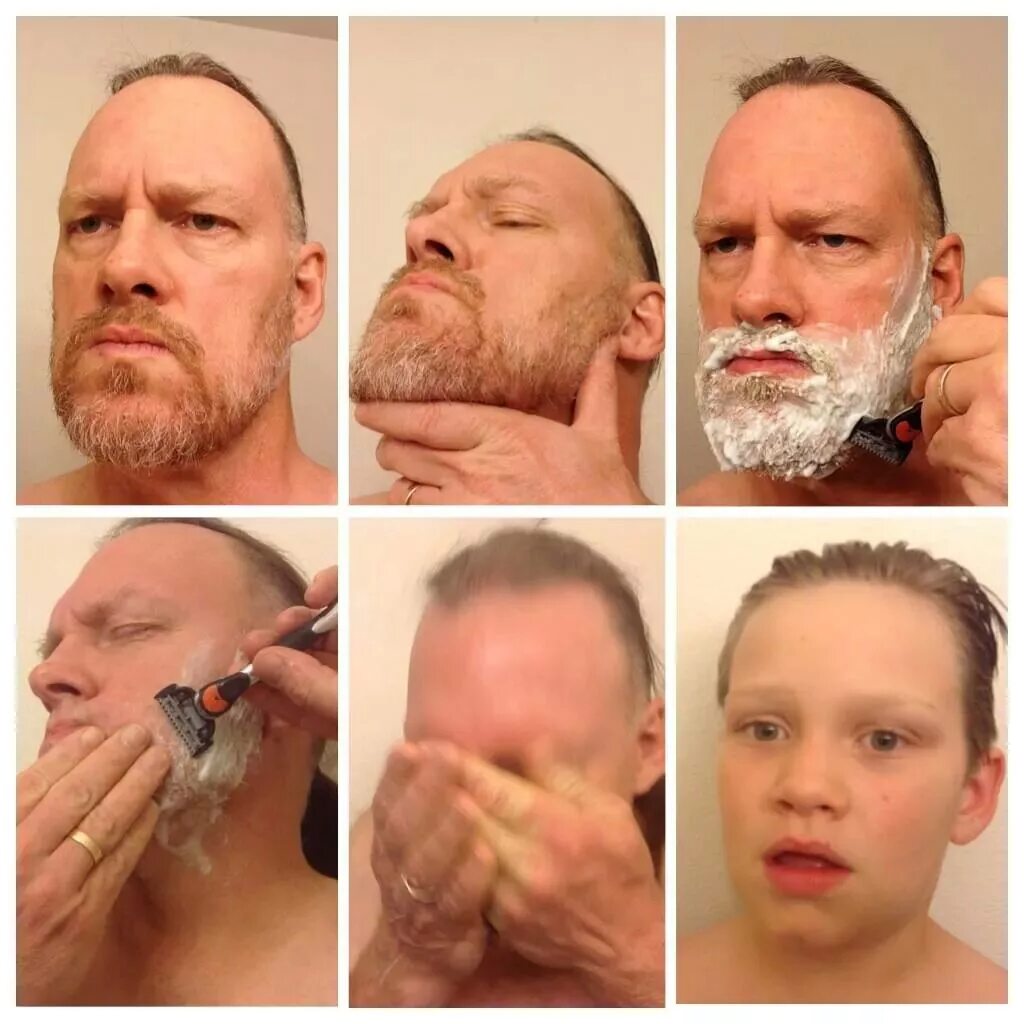 До и после бритья. Мужчина до и после бритья. До бритья и после прикол. Сбрил бороду.