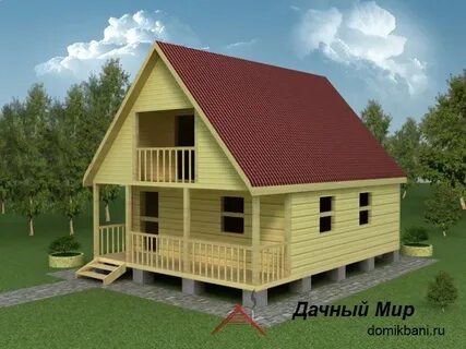 Дом брус куб