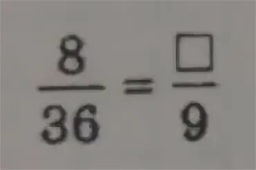 Числители числа 36