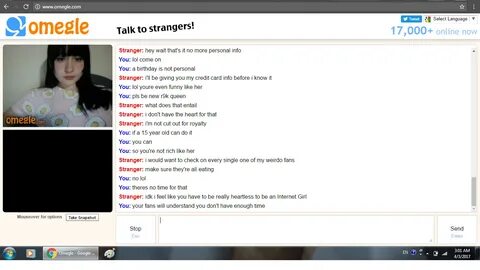 guys I met a new Eliza on omegle.