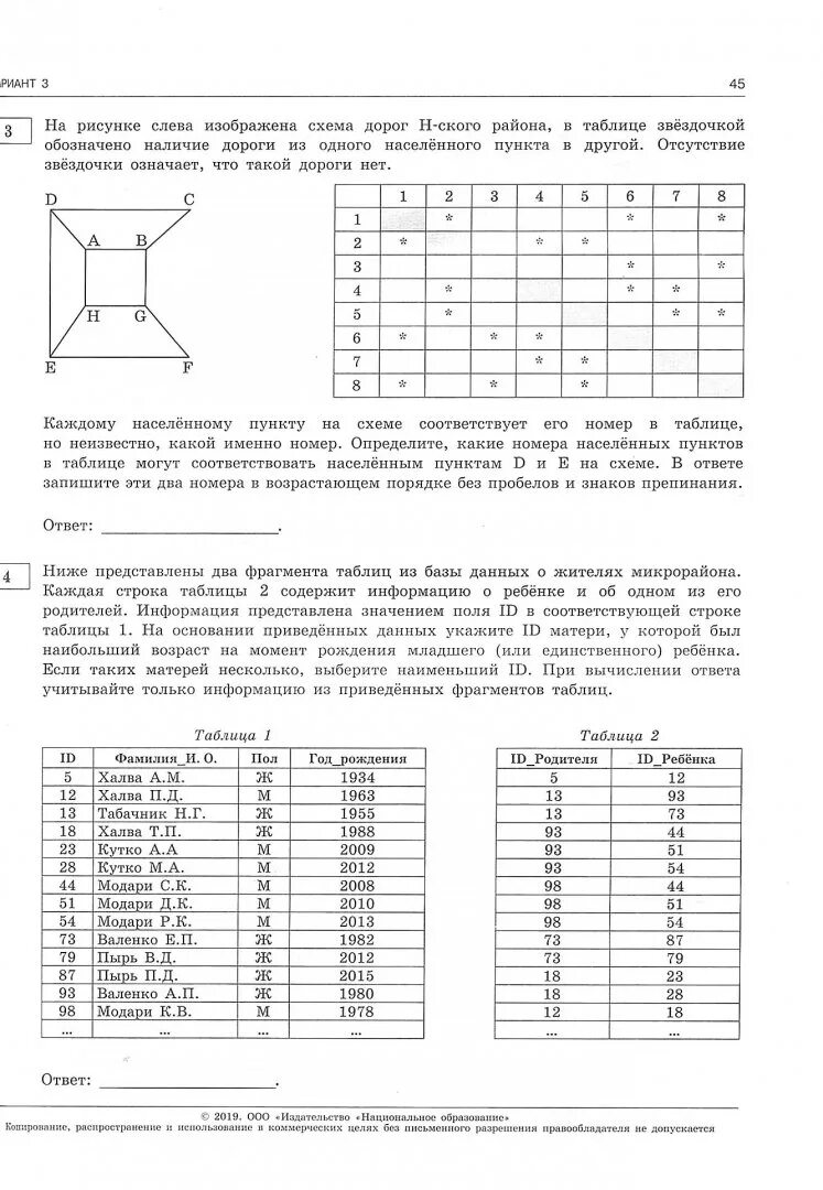 Сборник крылова ответы