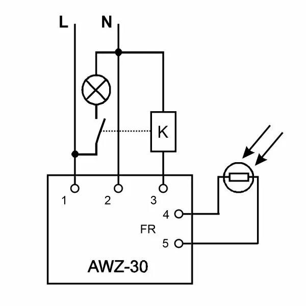 Фотореле 220в схема. Схема подключения реле освещенности. Схема подключения реле с фотоэлементом. Реле освещенности с датчиком схема подключения.