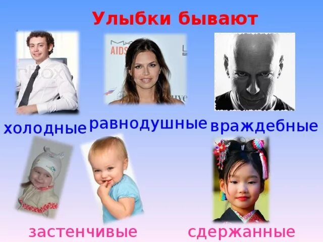 Какие бывают улыбки. Улыбка бывает. Улыбка прилагательное. Какие улыбки бывают фото.