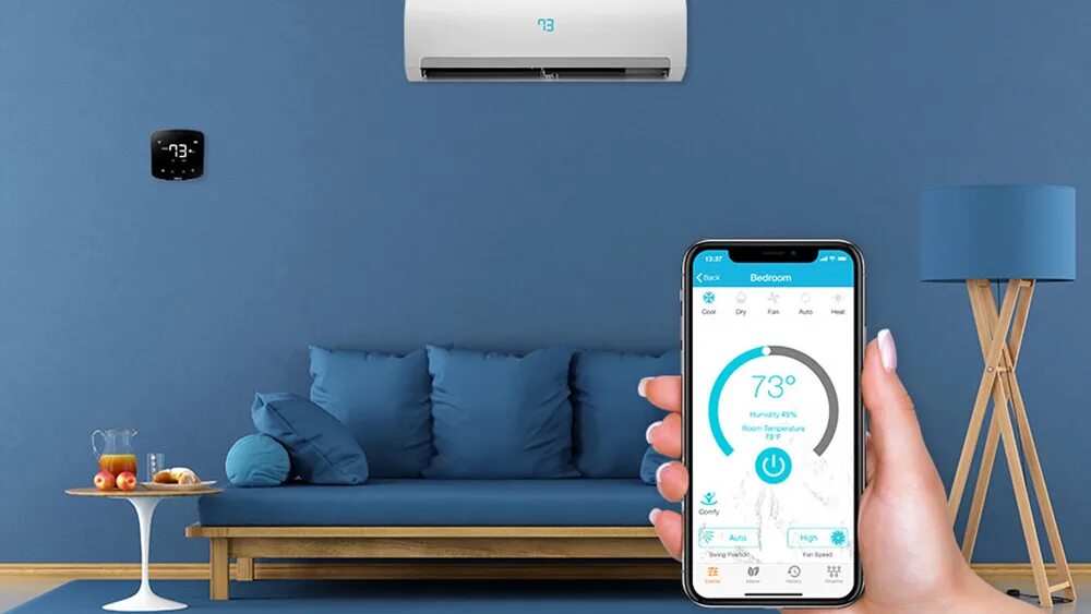 Управление кондиционером с телефона. Кондиционеры Smart Air. Air Conditioner WIFI. WIFI Air Conditioner-0620. Кондиционер умный дом.