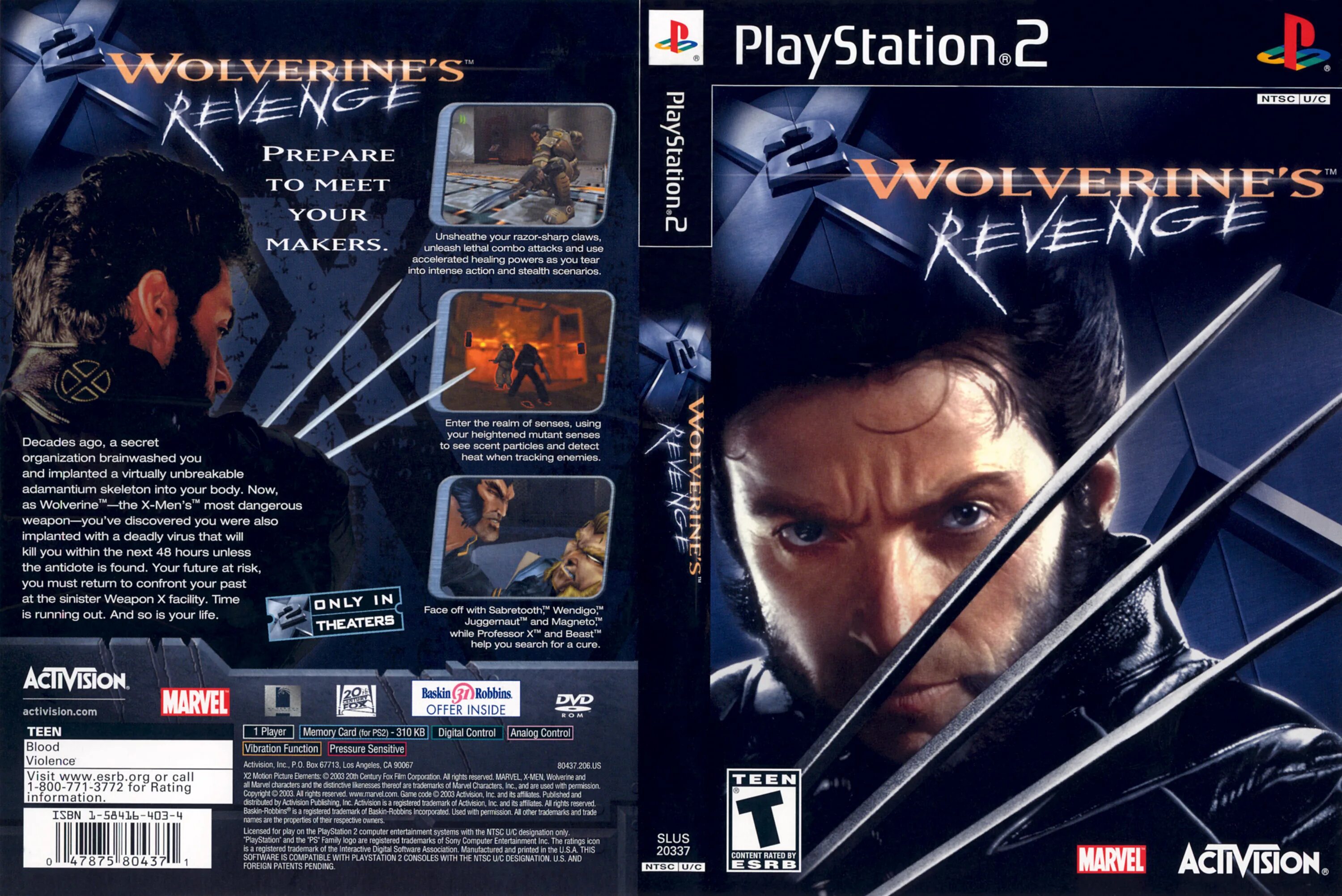 Wolverine x2. Росомаха игра 2003. X men 2 wolverine revenge. X men 2 wolverine revenge. X-men ps2 обложка.