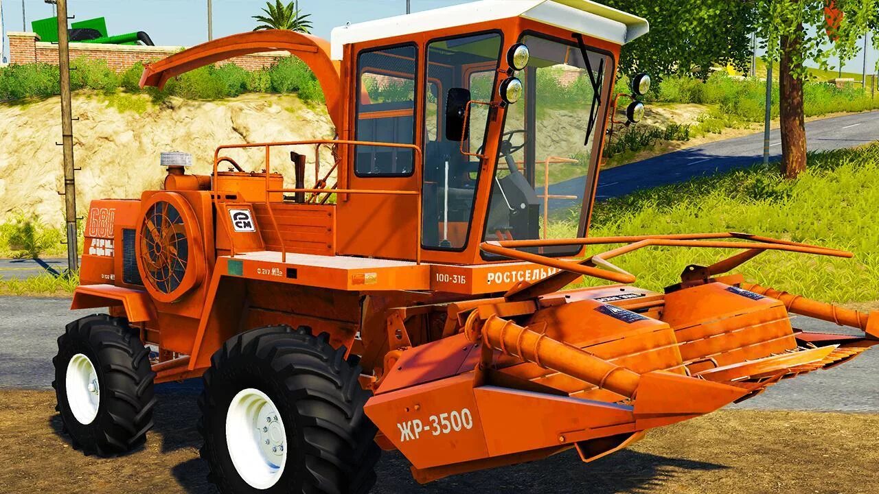 Комбайн 680м. Дон 680м для фс 19. дон 680 для fs2019. дон 680 для fs19. кормоуборочный комбайн для фс 19.