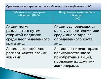 Публичное акционерное общество 2019